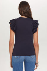 Double Ruffle Shell - Goldie Lewinter