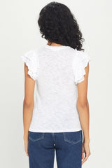 Double Ruffle Shell - Goldie 