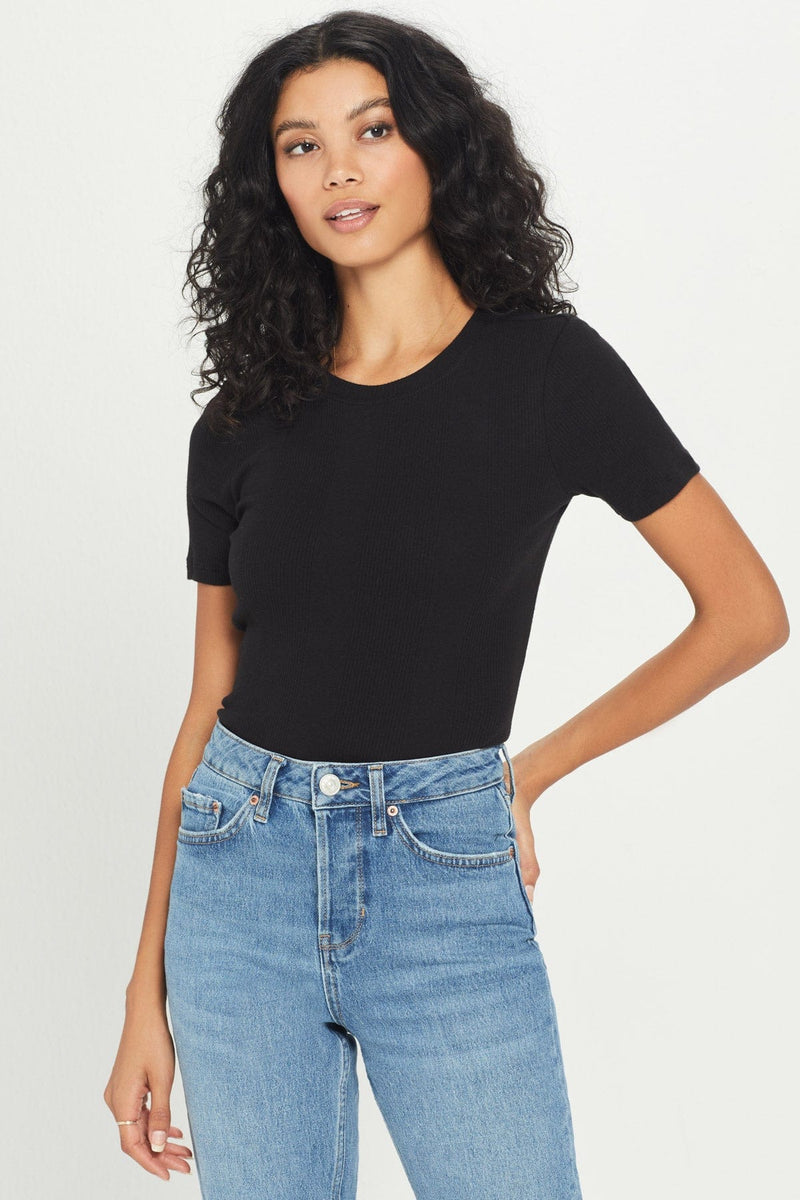 Variegated Rib Tee - Goldie 