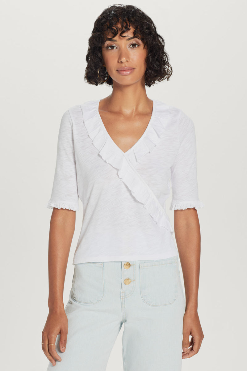 Amour Ruffle Tee - Goldie Lewinter