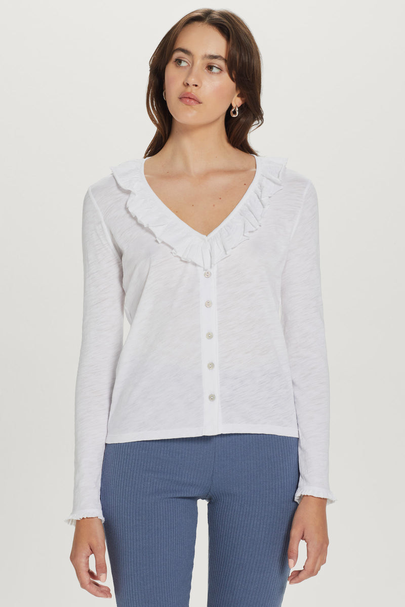 Amour Ruffle Shirt - Goldie Lewinter