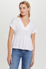 Double V Babydoll Tee - Goldie Lewinter