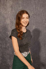 Patchwork Ringer Tee - Goldie Lewinter