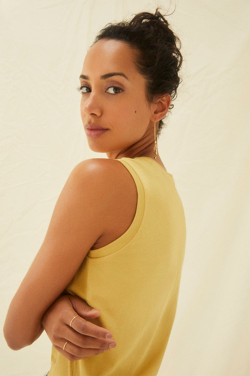 Organic Artisan Dyed Boy Tank - Goldie Lewinter