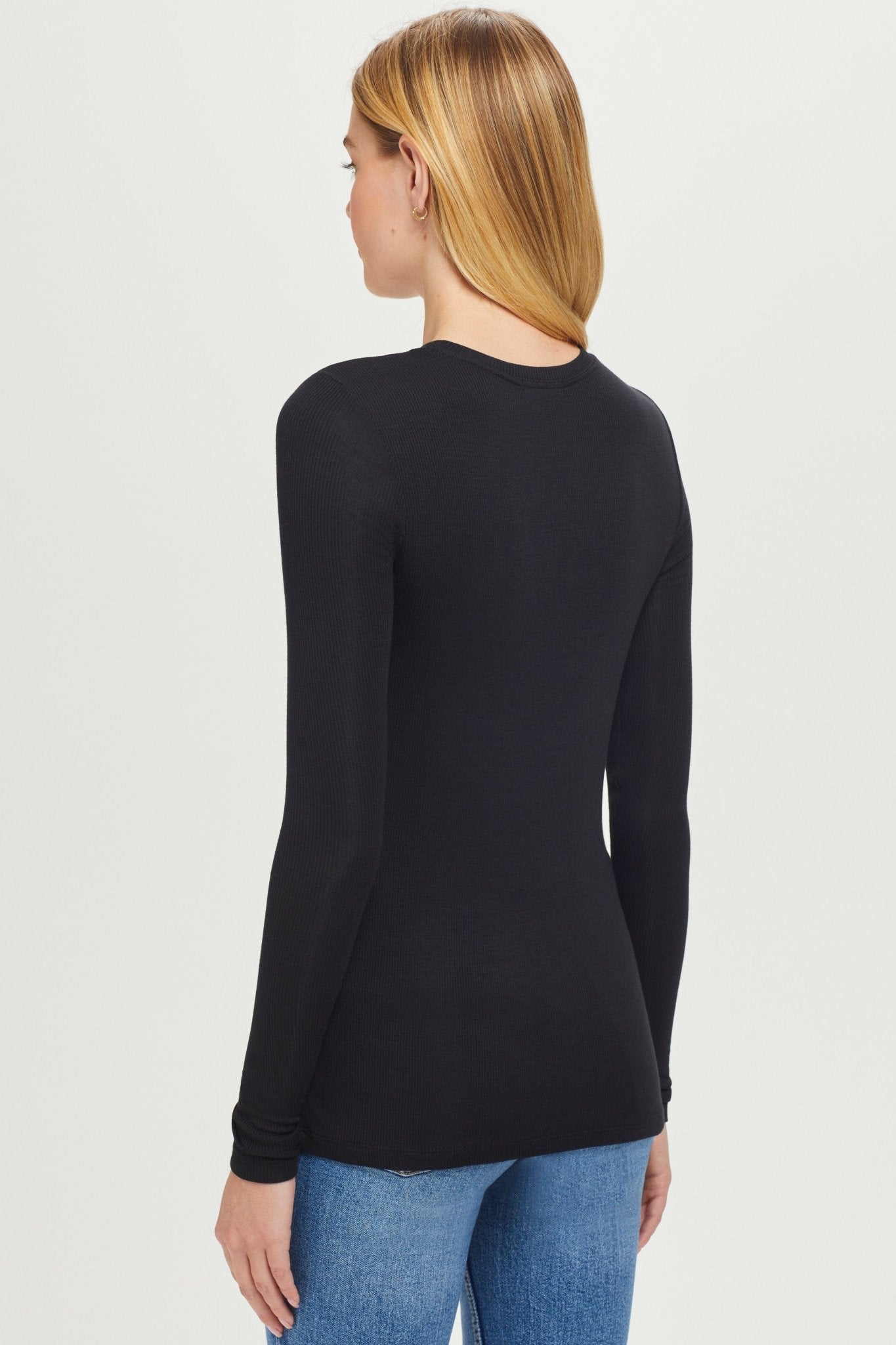 Ribbed Long Sleeve Tee - Goldie LeWinter