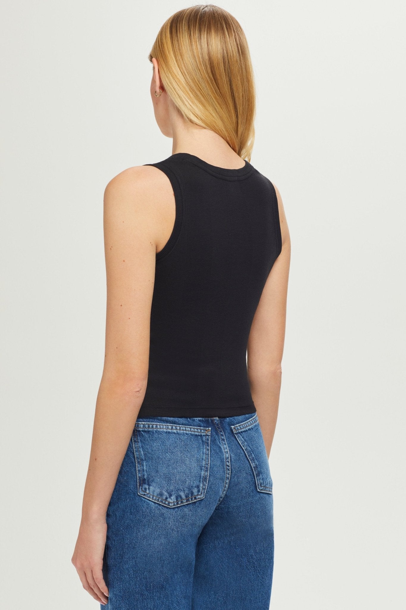 Variegated Rib Crop Tank - Goldie LeWinter